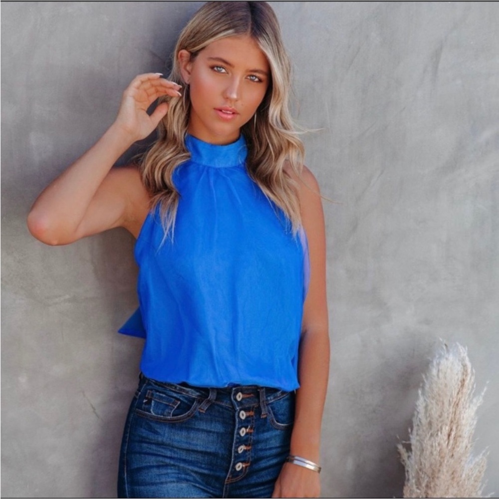 VICI Wondrous Backless Halter Bodysuit
